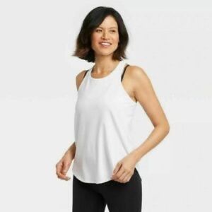 All in Motion Racerback Tank in White